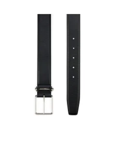 CHAMBELISS BELT 35 MM CALF PARIS BLACK/SILVER