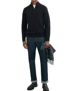 Charming Half Zip Long Sleeve Jumper