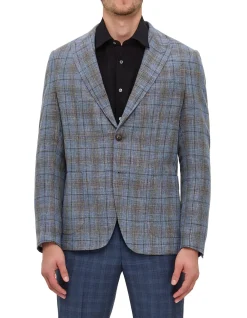 Check Patch Pocket Wool Sport Coat