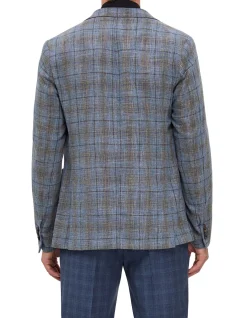 Check Patch Pocket Wool Sport Coat