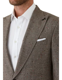 CHECK MERINO BLAZER