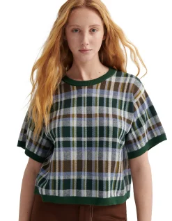 CHEQUERED TEE