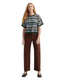 CHEQUERED TEE