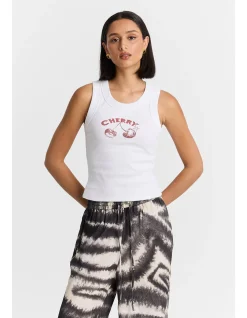 Cherry Rib Tank