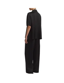 Chorus Shirt Silky Japanese Cupro Black