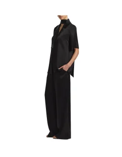 Chorus Shirt Silky Japanese Cupro Black