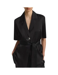 Chorus Shirt Silky Japanese Cupro Black