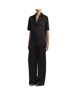 Chorus Shirt Silky Japanese Cupro Black
