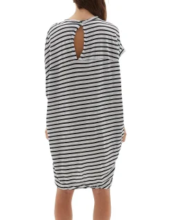 Circle Organic Cotton Jersey Mini Dress