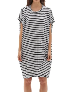 Circle Organic Cotton Jersey Mini Dress