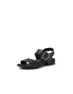 Clariss Black Leather Sandals