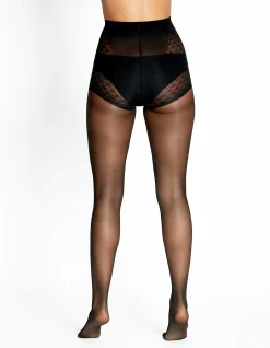 Class Control Brief Sheer Pantyhose 12D