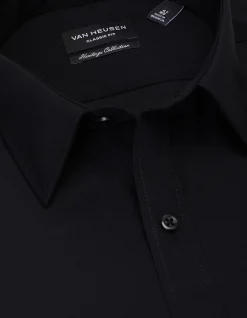 Classic Fit Plain Collar Poplin Shirt