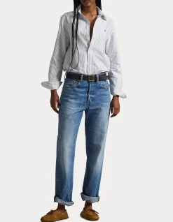 CLASSIC FIT STRIPED OXFORD SHIRT