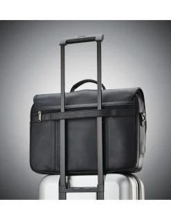 Classic Leather Flapover 32cm Black
