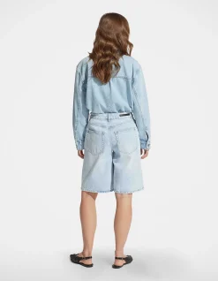 CLEO LONGLINE DENIM SHORT