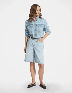 CLEO LONGLINE DENIM SHORT