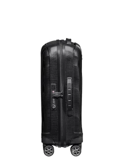 C-Lite 55cm Expandable Small Carry-On Suitcase Black