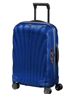 C-Lite Expandable Suitcase 55cm Deep Blue