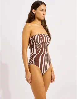 Coastline DD Bandeau One Piece Swimsuit
