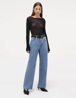 Coco Relaxed High Rise Straight Leg Jeans