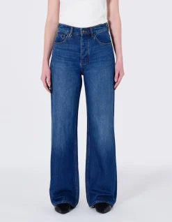 Coco Relaxed High Rise Wide Leg Jeans