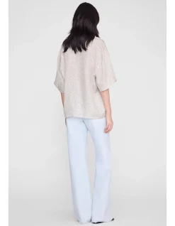 COCO SHIRT - WASHED WHITE LEOPARD