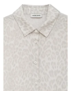 COCO SHIRT - WASHED WHITE LEOPARD