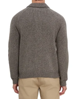COLLEGE KNITTED WOOL JACKET