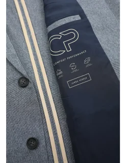 COMFORT TEXTURE POLY VSCOS SPNDX JACKET SET