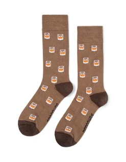 COMFORT TOP WHISKEY BAMBOO SOCK