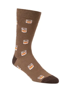 COMFORT TOP WHISKEY BAMBOO SOCK