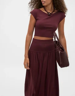 COMPACT CREPE KNIT TOP