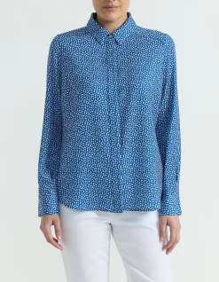 CONCEALED PLACKET SHIRT