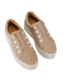 Connected Laceless P Leather Heel