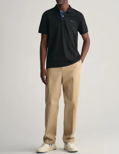 Contrast Piqué Polo Shirt
