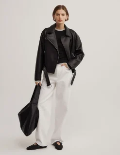 Contrast Trim Long Sleeve Top