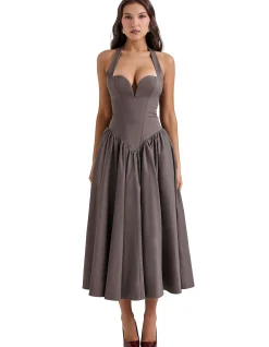 COQUETTE MIDI DRESS