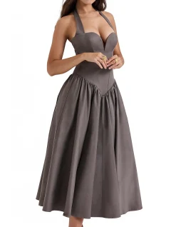 COQUETTE MIDI DRESS