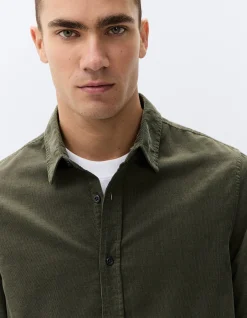 CORD REGULAR FIT SHIRT