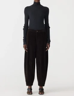 Cord Darted Hem Pant