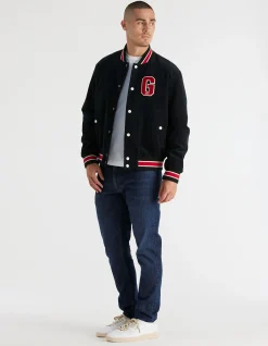 Corduroy Varsity Jacket