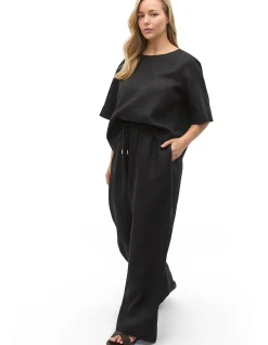 CORE LINEN CASUAL TIE PANT