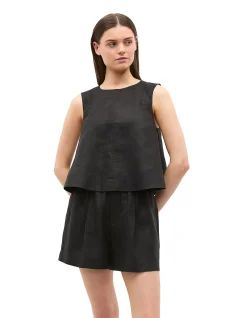 CORE LINEN SHELL TOP