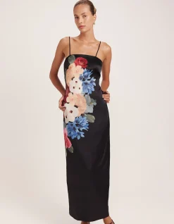 Corsage Midi Dress