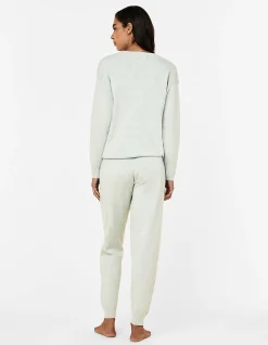 Cosy Pointelle Long Sleeve Top and Jogger