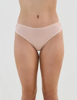 Cotton And Lace Bikini Brief