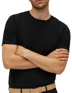 Cotton-Blend Bubble-Jacquard T-Shirt
