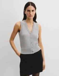 Cotton Cash Knit Vest