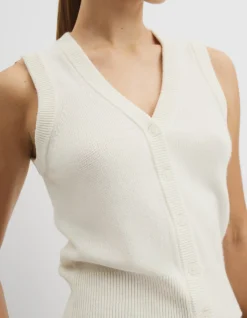 Cotton Cash Knit Vest